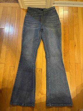 Flared bootcut medium wash jeans